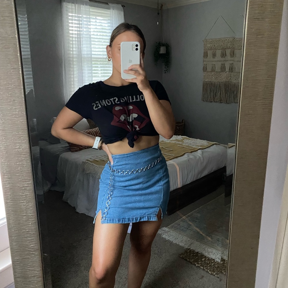 WOMENS TOPSHOP MINI SKIRT